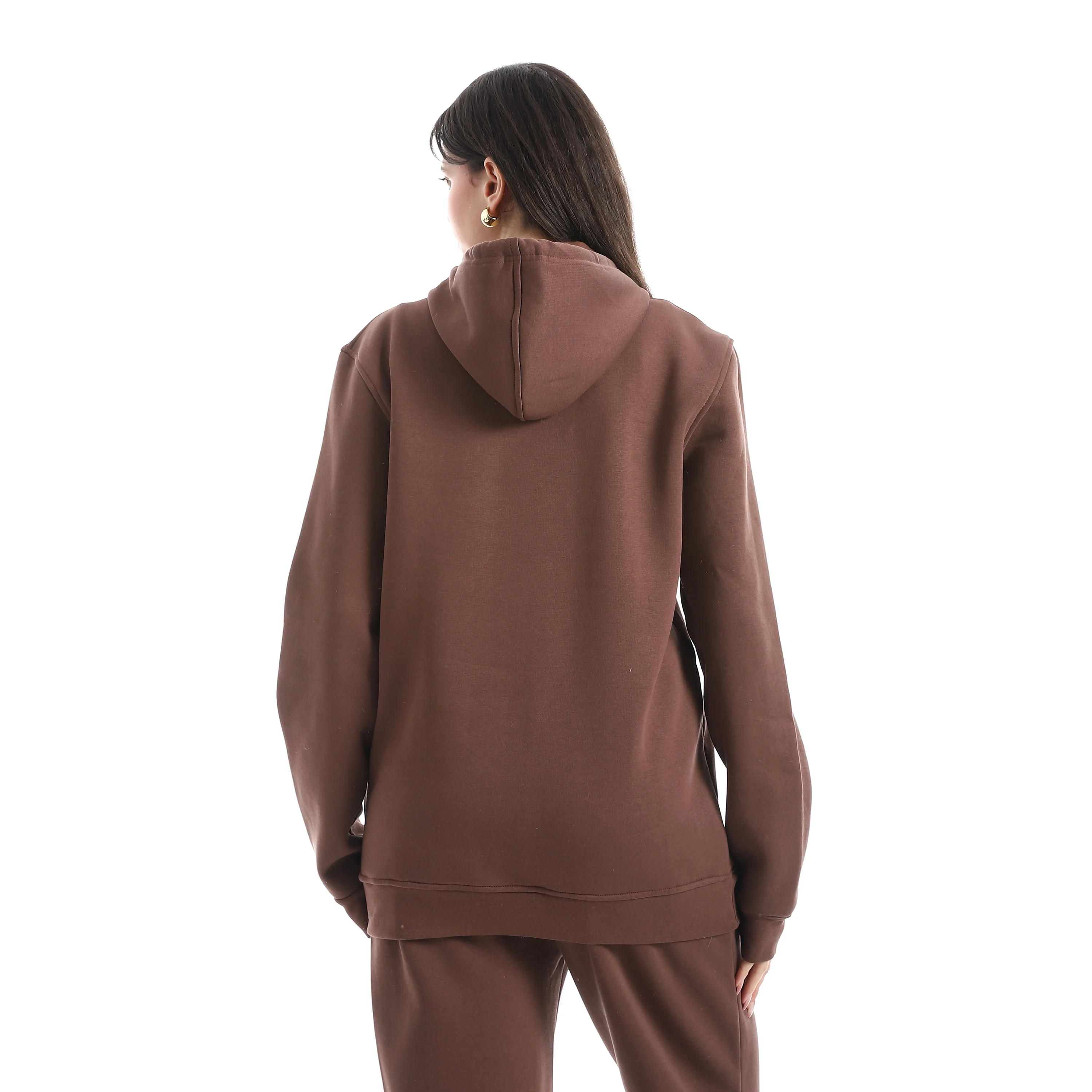 INSPIRATION OVERSIZED HOODIE - بني - Image 3