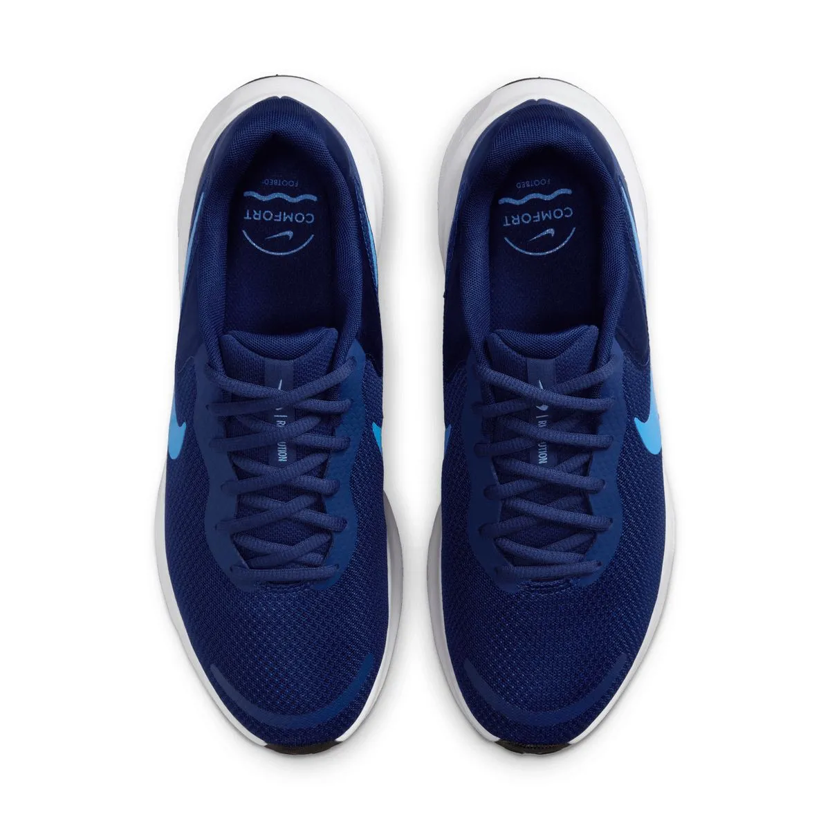 NIKE REVOLUTION 7 RUNNING SHOE - NVY & BLUE - Image 4