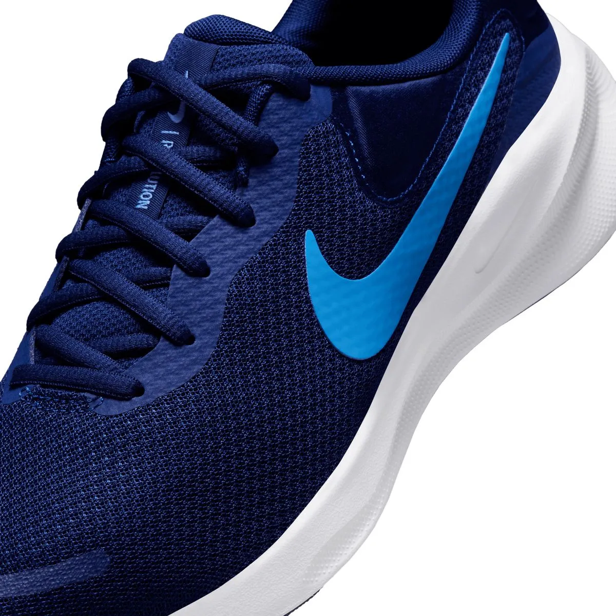 NIKE REVOLUTION 7 RUNNING SHOE - NVY & BLUE - Image 7