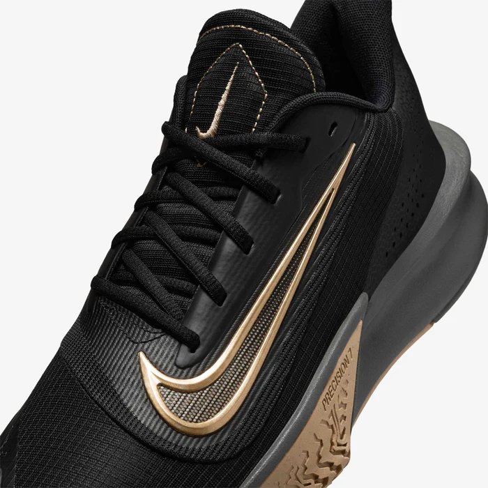 PRECISION VII BASKETBALL SHOES - BLK & GOLD - Image 4